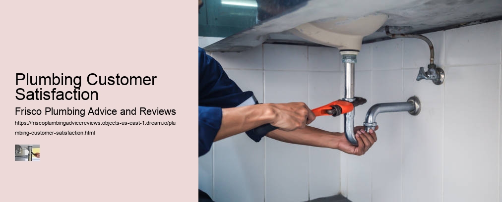 Plumbing Customer Satisfaction